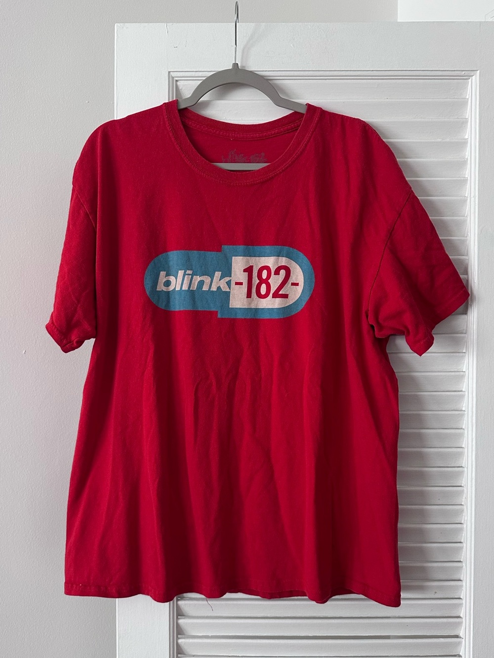 Blink-182 “Pill” Logo Band Tee | Red | Size XL